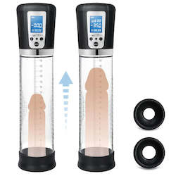 Penis Pump Enlargement Extender Sucking Vacuum Pump with 4 Suction Intensities A…