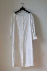 Fashion design: SAMPLE: Shirtdress No. 26 (Vintage White)
