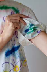 Fashion design: Ryder Jones + Sherie Muijs: Painted Shirtdress No. 24