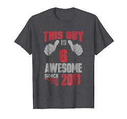 Vintage Born In 2011 6th Birthday Gifts 6 This Guy Awesome