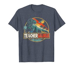 Designs: Teachersaurus Rex T-Shirt Funny Teacher Dinosaur Gifts Shirt
