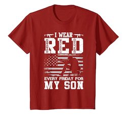Support Our Troops Shirt Wear Red Friday Military Tee Gifts
