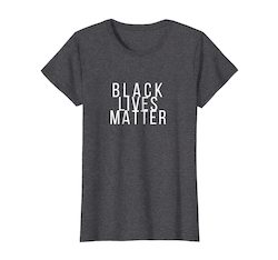 Simple Black Lives Matter Shirt In White Letters