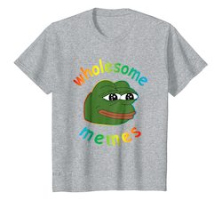 Wholesome Memes Pepe Rainbow Frog Smile Dank Meme Rare Shirt