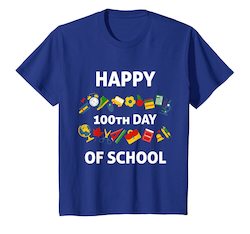 100th Day Of School T-Shirt Happy 100th Day Of School Tee