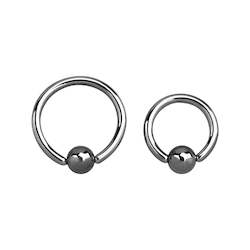 Ball Closure Ring (Surgical Steel)