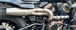Motor vehicle part dealing - new: Custom Harley Sportster S Exhaust
