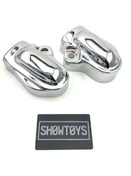 Vrod Rear Axle covers Chrome Suit Harley Davidson