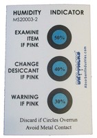Humidity Indicator Cards - 3 Dot 30%/40%/50% - MS20003-2 - 50 Pieces