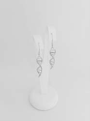 Sterling Silver DNA Earrings