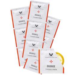 Share Satisfaction Flavoured Condoms Orange 100 Pack