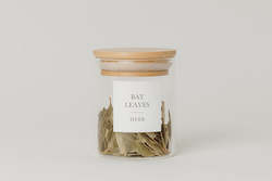 Kitchenware: LUXE Glass and Bamboo Spice Jar 200ml