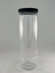 Kitchenware: 2000ml Luxe Noir Tall Glass Jar (Second)