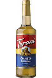 Torani CrÃ¨me de Banana Syrup 750ml