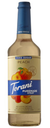 Puremade Torani Syrups: Puremade Zero Sugar Peach 750ml