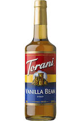 Torani Syrup Vanilla Bean 750ml
