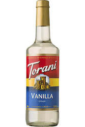 Torani Syrups: Torani Syrup Vanilla 750ml