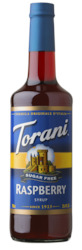 Torani Sugar Free Syrups: Torani Sugar Free Syrup Raspberry 750ml
