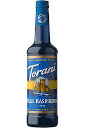 Torani Sugar Free Syrups: Torani Sugar Free Syrup Blue Rasberry 750ml