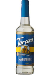 Torani Sugar Free Syrup Sugar Free Sweetner 750ml