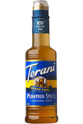 Torani Sugar Free Syrups: Torani Sugar Free Syrup Pumpkin Spice 375ml
