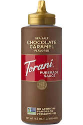 Torani Sauces: Torani Sauce Sea Salt Chocolate Caramel 480ml