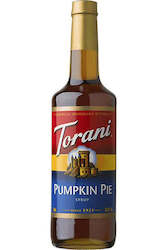 Torani Syrups: Torani Syrup Pumpkin Pie 750ml