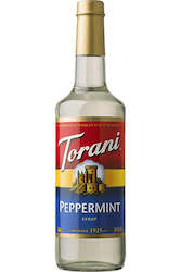 Torani Syrups: Torani Syrup Peppermint 750ml