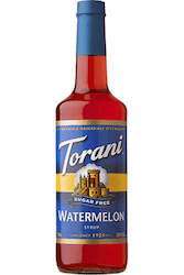 Torani Sugar Free Syrups: Torani Sugar Free Syrup Watermelon 750ml