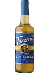 Torani Sugar Free Syrup Vanilla Bean 750ml