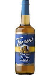 Torani Sugar Free Syrups: Torani Sugar Free Syrup Salted Caramel 750ml