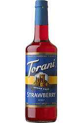 Torani Sugar Free Syrups: Torani Sugar Free Syrup Strawberry 750ml