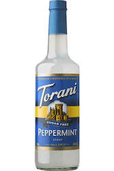Torani Sugar Free Syrups: Torani Sugar Free Syrup Peppermint 750ml