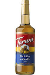 Torani Syrups: Torani Syrup Bourbon Caramel 750ml