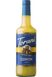 Torani Sugar Free Syrups: Torani Sugar Free Syrup Lemon 750ml