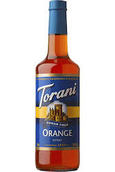 Torani Sugar Free Syrups: Torani Sugar Free Syrup Orange 750ml