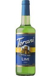 Torani Sugar Free Syrups: Torani Sugar Free Syrup Lime 750ml