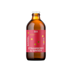 Soft drink manufacturing: Strawberry & Ginger Soda 330mL - 15 pack