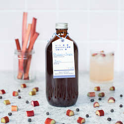 Soft drink manufacturing: Rhubarb & Juniper Soda Syrup