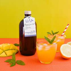 Soft drink manufacturing: Mango Lime Leaf Soda Syrup
