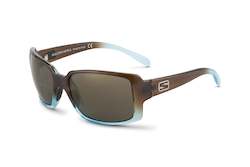 Sunglass: STAMPEDE - OLIVE FADE TURQUOISE