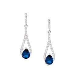 Jewellery: Ellani Silver Earing E532LB