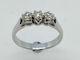 9WG 3 Stone Diamond Ring 144675-W9-D