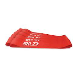 Fitness: SKLZ Fitness Mini Bands Medium / Red 10pack