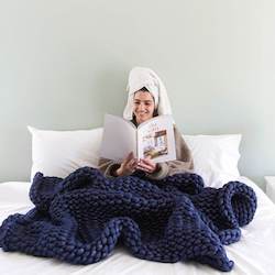 Linen - household: Chunky Knit Weighted Blanket - Sold Out