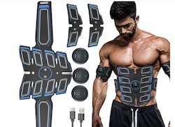 EMS Muscle Stimulator Professional Waist Trainer for Men and Women Abs Trainer A…