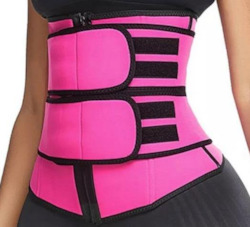 Sweat Belt Waist Trainer for Women (Pink)