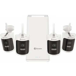 Diy Security Cameras: Swann NVW-650 WIFI NVR - 4 x Wireless 2K Cameras, 1TB Storage