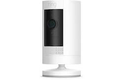 Smart Life Outdoor Cameras: Ring Stick Up Cam - Battery Powered, White, 3rd Generation