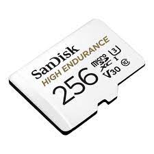 Sandisk High Endurance Card 256GB - 4K Recording